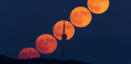 La secuencia de la luna llena del ciervo en Collserola.