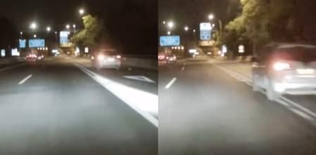 La maniobra casi acaba en accidente