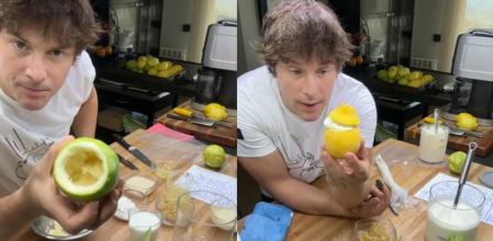 Jordi Cruz muestra cómo hacer limón helado.