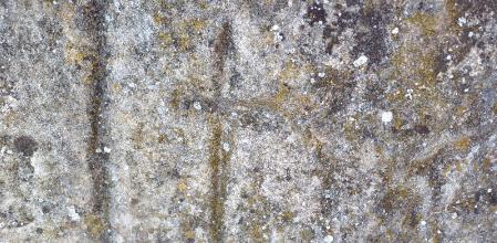 Cruces en la Pedra de les Creus ubicada en el Vallès Oriental.
