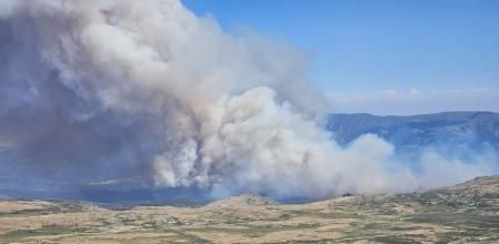 Por el momento, se desconoce el origen de unas llamas que surgieron en el paraje “Los labradillos”,
