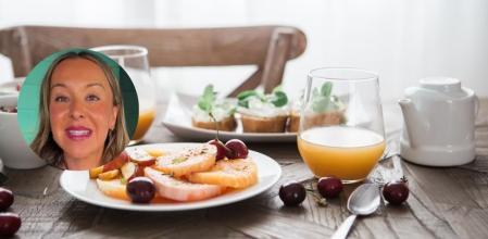 Paloma Quintana, nutricionista, aconseja evitar ciertos alimentos en el desayuno, como el zumo.