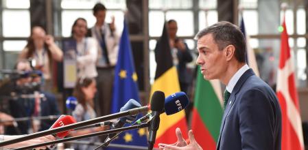 &nbsp;Sánchez, en una cumbre de líderes europeos en junio&nbsp;