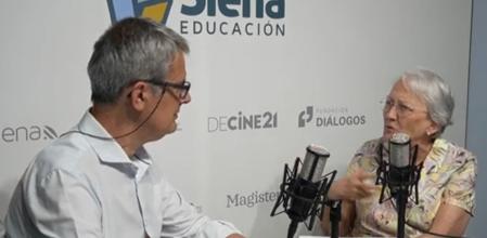 Matilde Fernández durante la entrevista
