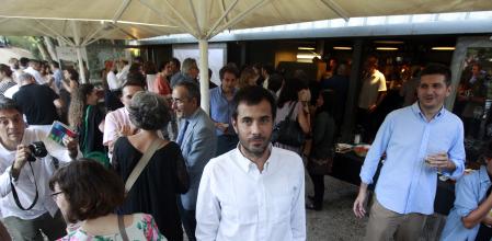 Luis Solano, en la celebración del décimo aniversario de la editorial 