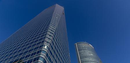 Edificios de oficinas en el Cuatro Torres Business Area en Madrid 