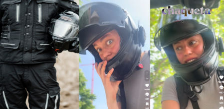 La usuaria de tiktok @muymotora explica en un vídeo que un guardia civil le ha dado un toque de alerta por no ir en moto bien equipada