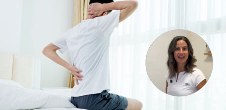 Nuria Marquez, fisioterapeuta: ''Nunca metas el brazo por debajo de la almohada a la hora de dormir porque tu hombro y tus cervicales sufrirán mucho''