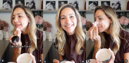 La maquilladora Barbie Martos ha mostrado cómo usar correctamente los polvos matificantes