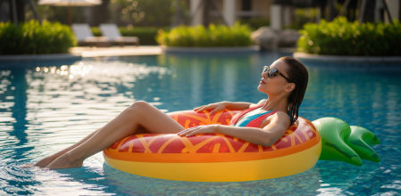 El complemento más ideal para relajarte tomando el sol en la piscina estas vacaciones.