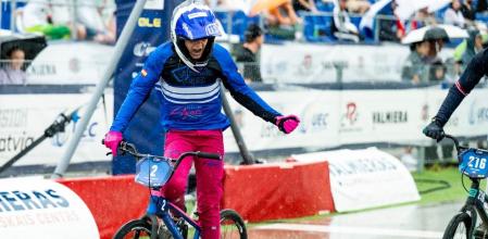 Mia Ayats, en una imagen del pasado Europeo disputado en Letonia