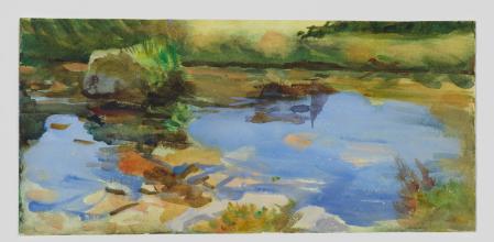 <i>El arroyo, Purtud</i>. Emily Sargent y John Singer Sargent (1906-8)