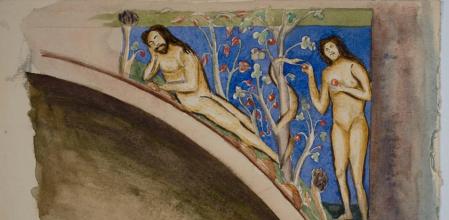 Copia del fragmento sobre el Pecado Original realizada en 1918.