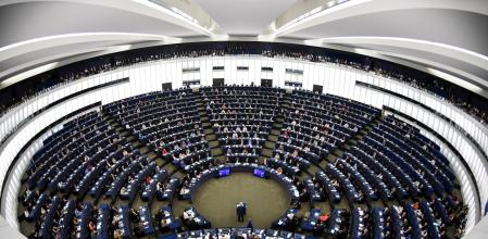Imagen de archivo de un pleno de la Eurocámara en la ciudad francesa de Estrasburgo