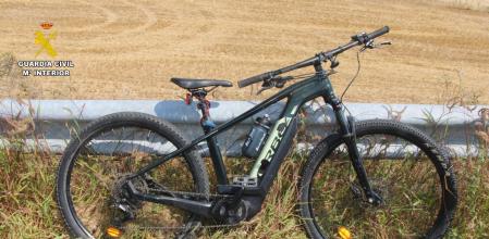 Estado en la que quedó la bicicleta del ciclista.