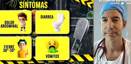 César Carballo advierte que fiebre alta y diarrea con sangre son signos clave de salmonelosis&nbsp;