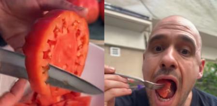 El error que cometemos al hacer ensalada de tomate.