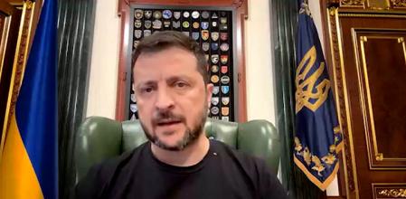 El presidente de Ucrania, Volodímir Zelenski