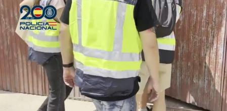 Agentes de la Policía Nacional en una operación anterior.