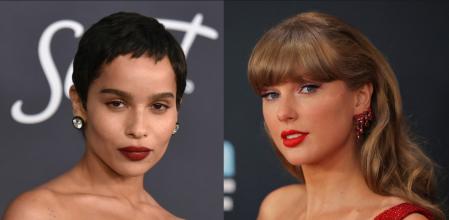 Zoë Kravitz y&nbsp;Taylor Swift en imágenes de archivo.&nbsp;