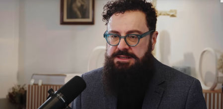 Felipe Debasa, durante la entrevista.