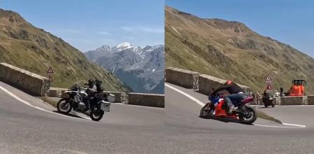 Los motoristas encuentran muchas dificultades para abordar esta curva de 180 grados y en muchas ocasiones acaban con la moto tirada y al suelo 