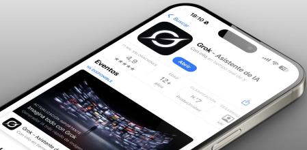La app de Grok para la descarga en la tienda de Apple&nbsp;