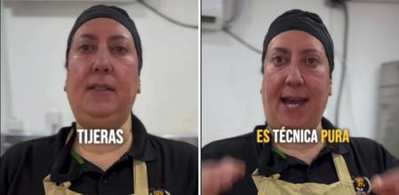 Roberta, chef italiana: “La pizza debe cortarse con tijeras y no con la rueda o el cuchillo, es la mejor forma de que no se rompa la masa ni se aplasten los ingredientes”