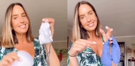 Lucía Lipperheide enseña a limpiar bien los bañadores y bikinis