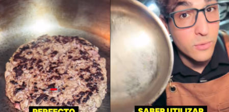 Un cocinero explica la mejor forma de hacer la carne.