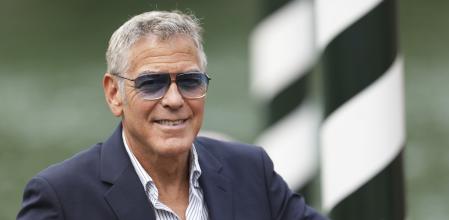 George Clooney llegando al Venice Film Festival&nbsp;