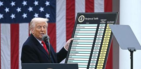 Trunp anunció los nuevos aranceles el pasado mes de abril