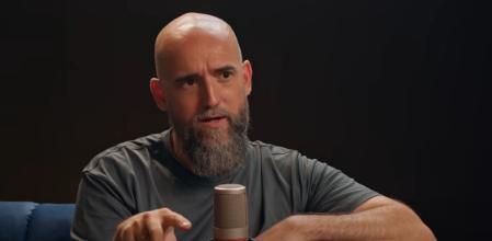 Jon Hernández durante el podcast