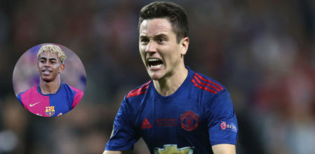Ander Herrera, durante su etapa en el Manchester United