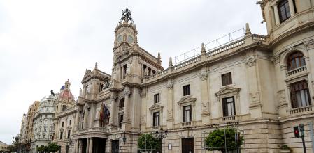 Fachada del Ayuntamiento de Valencia&nbsp;