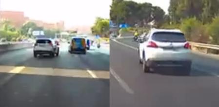 El vehículo ha protagonizado una escena comentada en redes