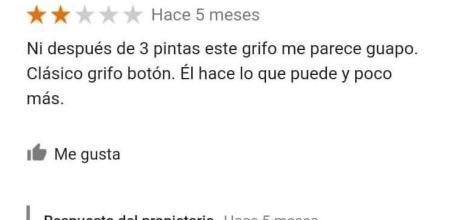 La reseña del cliente