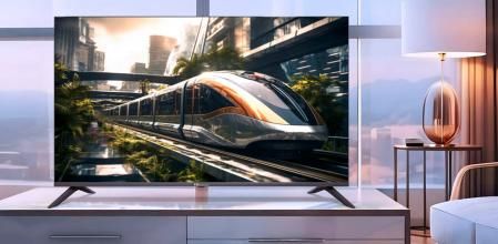 Televisión de 50 pulgadas en un comedor