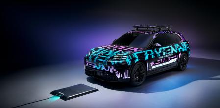 El innovador concepto de Porsche utiliza tecnología de banda ultra ancha para determinar la posición relativa del vehículo sobre la placa de suelo&nbsp;