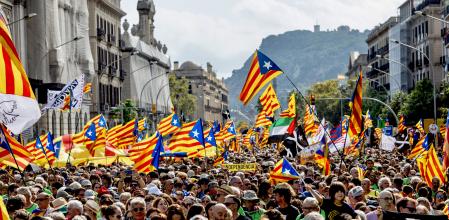 Manifestación de la Diadia del año pasado&nbsp;