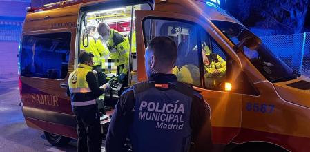 El Samur atendiendo una emergencia en Madrid&nbsp;