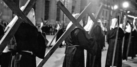Procesión de Semana Santa en Madrid.