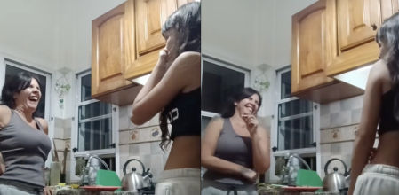 No pudo contener la risa