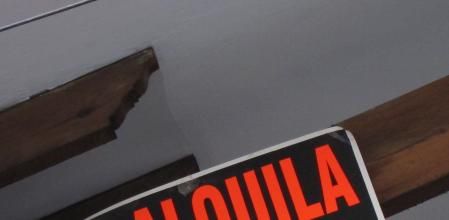 Se alquila, cartel, alquiler, piso