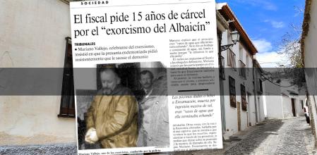 En ese tramo de la calle San Luis del barrio del Albaicín, de Granada, se produjo la muerte de Encarnación Guardia&nbsp;