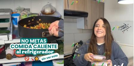 Mariana Zapién explica qué hacer con las sobras de la comida.