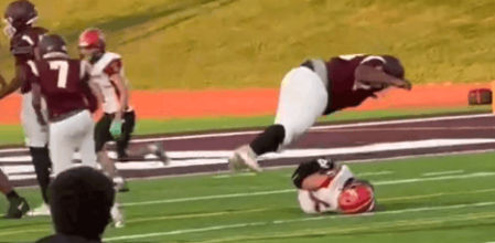 El jugador se lanzó sobre Colton provocándole una fractura