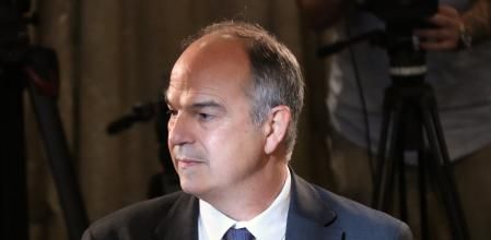 El secretario general de Junts, Jordi Turull, este martes en un desayuno informativo en Barcelona&nbsp;