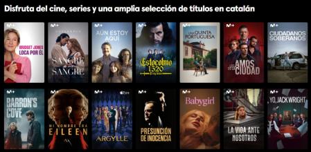 Contenido de Movistar Plus+ en catalán
