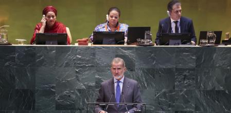 El rey Felipe VI abrió la segunda jornada de la Asamblea General de la ONU en Nueva York